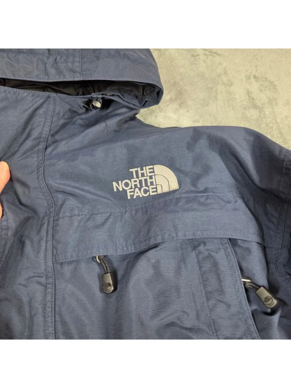 The North Face Coat Mens XXL Navy McMurdo Goose Down Hooded Parka Y2K